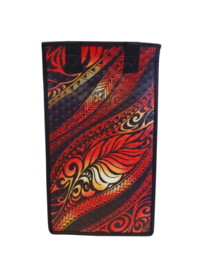 Tropical Paper Garden - Double Wine Bag- MAORI RED