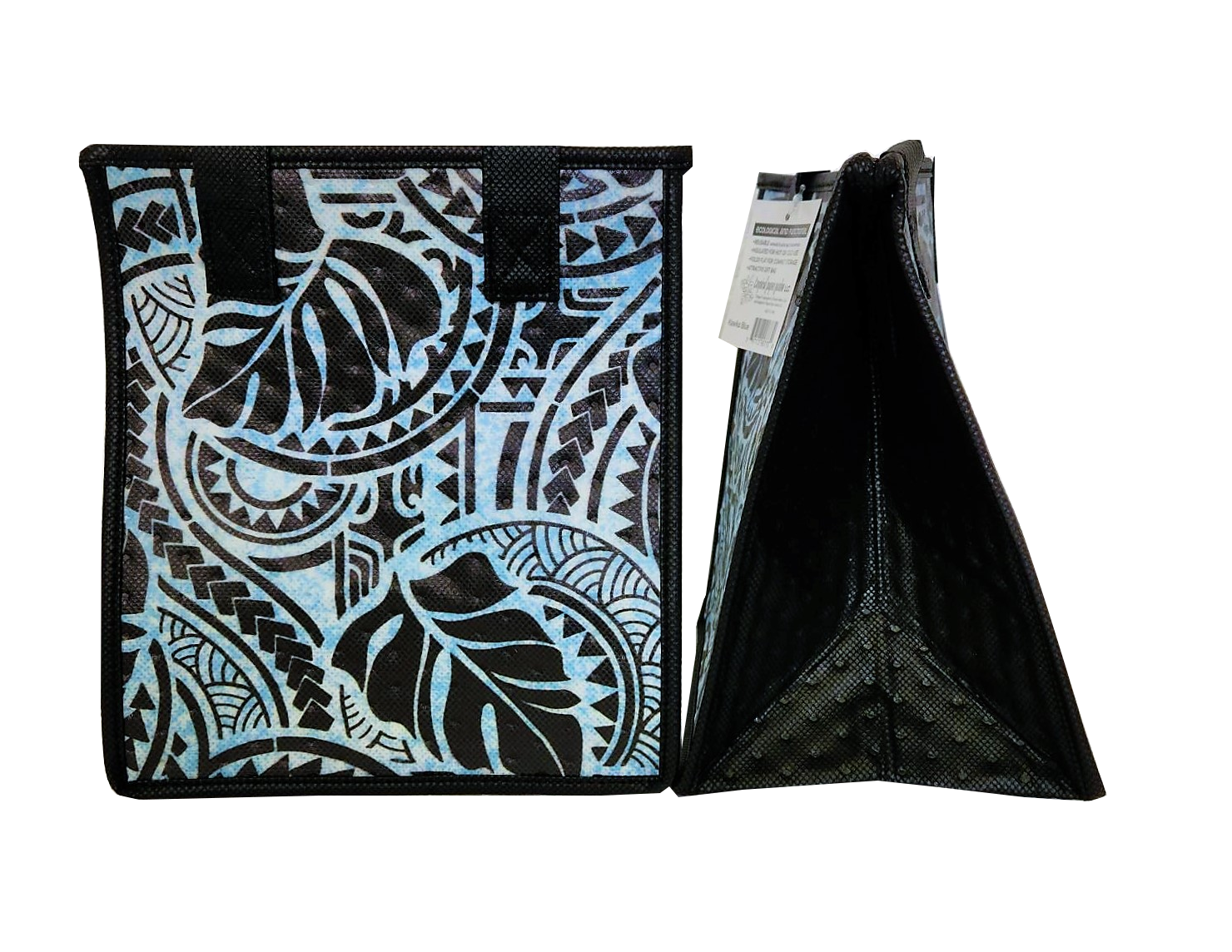 Tropical Paper Garden - Insulated Small Bag - KAWIKA BLUE