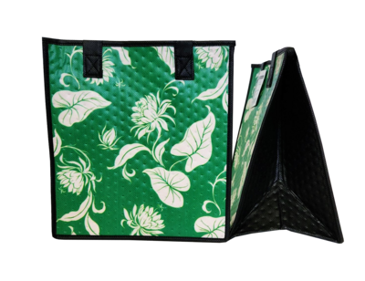 Tropical Paper Garden - Insulated Medium Bag - OPTIC GREEN