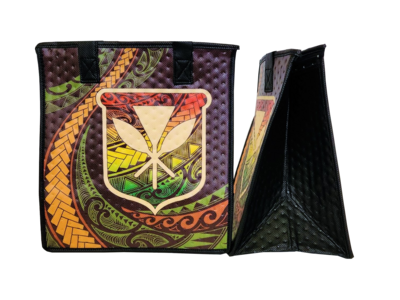 Tropical Paper Garden - Insulated Medium Bag - KANAKA BROWN