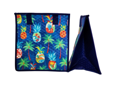 Tropical Paper Garden - Insulated Medium Bag - BLING ROYAL