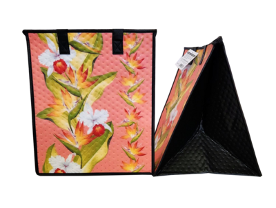 Tropical Paper Garden - Insulated Large Bag - BANQUET CORAL