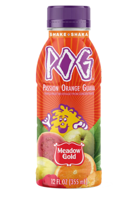 Meadow Gold POG (Passion, Orange, Guava) Drink 12oz.