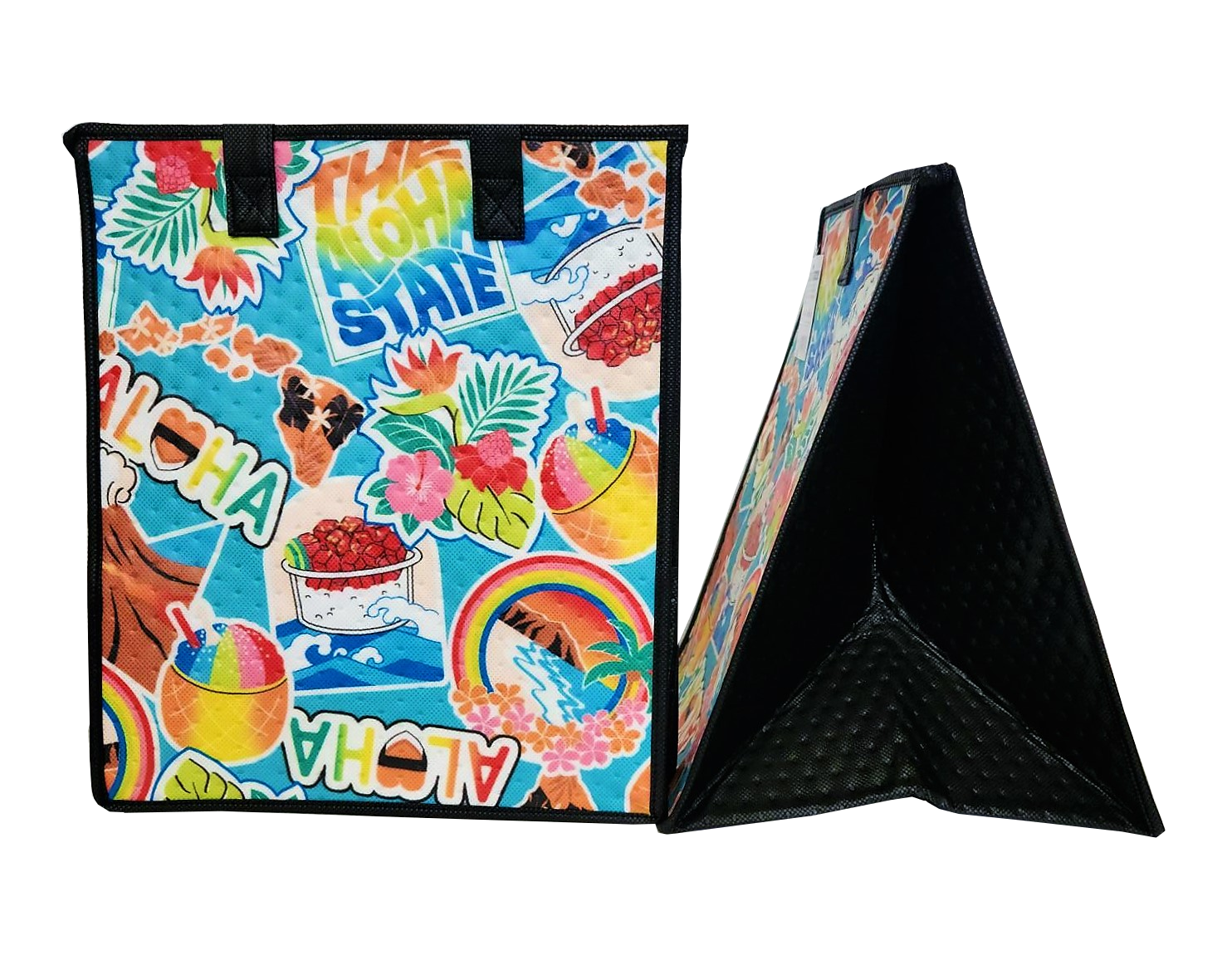 Tropical Paper Garden - Insulated Large Bag -ALOHA STATE LARGE AQUA