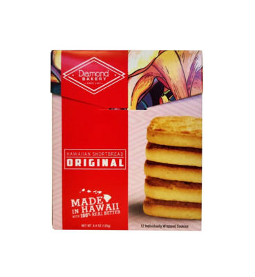 Diamond Bakery Hawaiian Shortbread Cookies - Original  4.4 oz.
