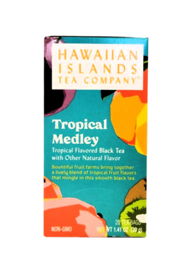 Hawaiian Islands Tea Co. Tropical Medley Tropical Flavored Black Tea 20CT/EA 1.41oz