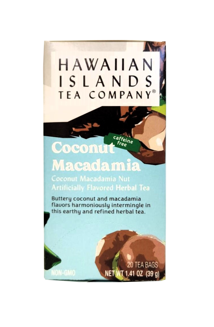 Hawaiian Islands Tea Co. Coconut Macadamia Herbal Tea 20CT/EA 1.41oz
