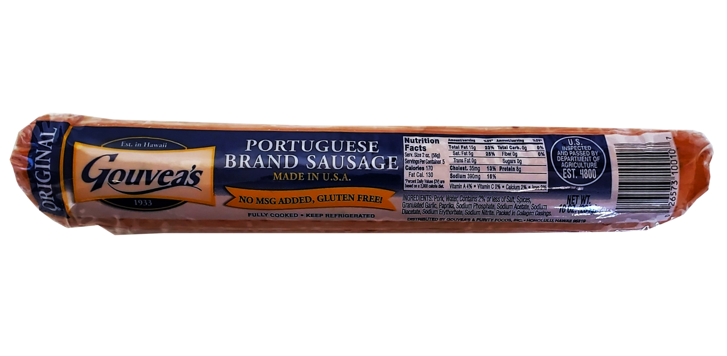 Gouvea's Portuguese Sausage 10 oz Gouvea's Portuguese Sausage 10 oz