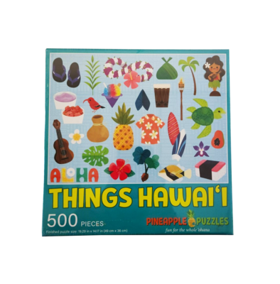 Jigsaw Puzzle 500 Pieces - Things Hawaii Jigsaw Puzzle 500 Pieces - Things Hawaii