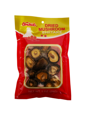 Orchids Dried Mushroom Shitake 1 oz