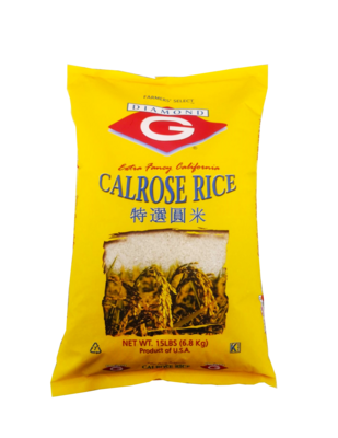 Diamond G Calrose Rice 15 LB (LOCAL PICK UP ONLY)