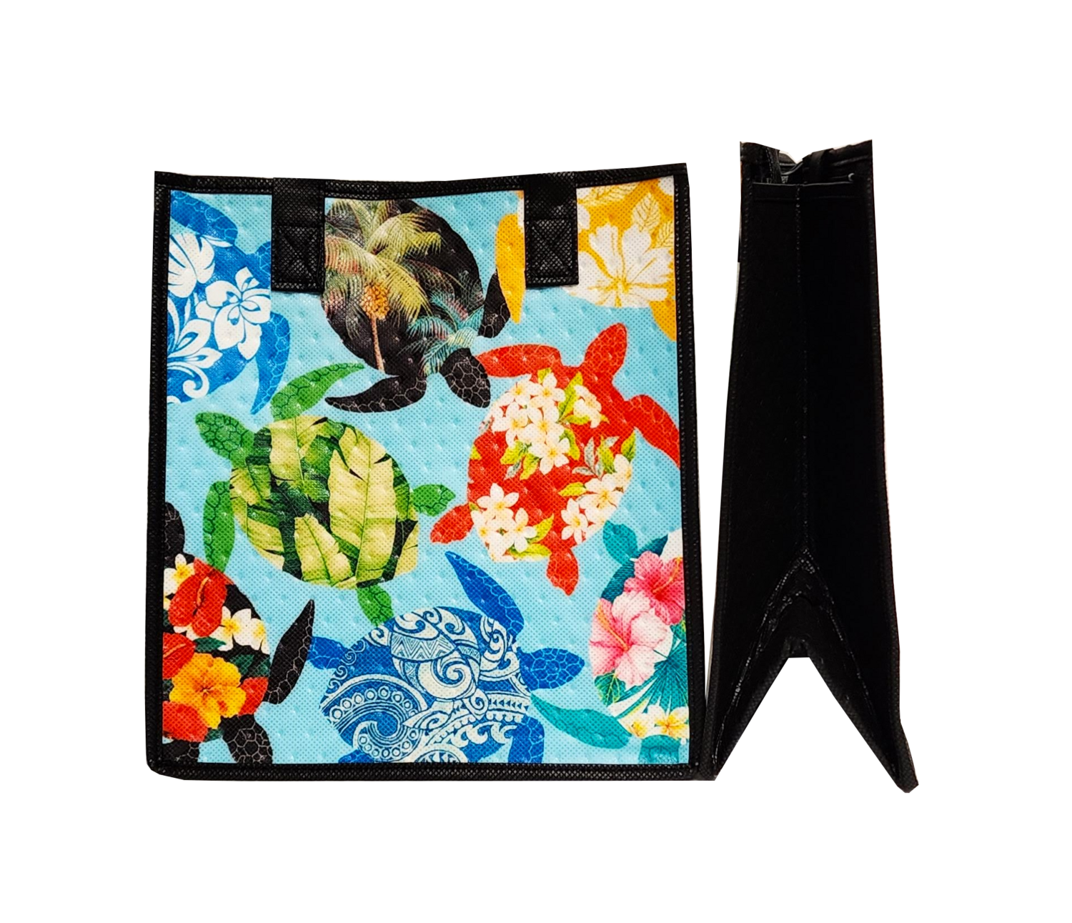 Tropical Paper Garden - Insulated Medium Bag - CAMPAIGN MED SKY (BLACK FRIDAY SALE LIMIT 12)