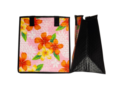 Tropical Paper Garden - Insulated Medium Bag - FULL BLOOM PINK