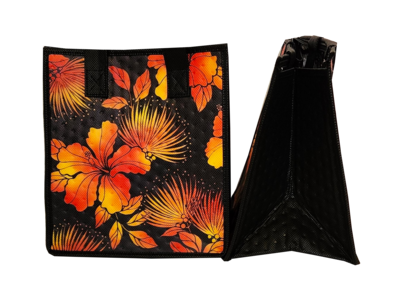 Tropical Paper Garden - Insulated Small Bag - KANANI BLACK