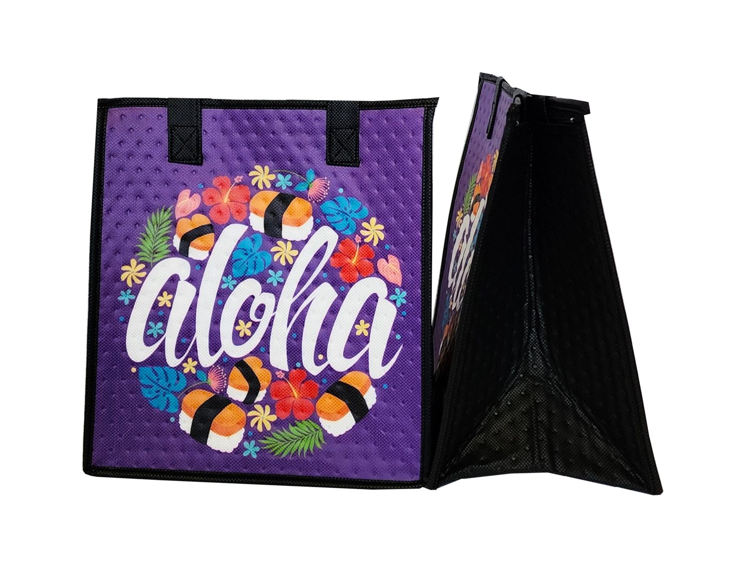 Tropical Paper Garden - Insulated Medium Bag - CIRCLE OF LIFE PURPLE