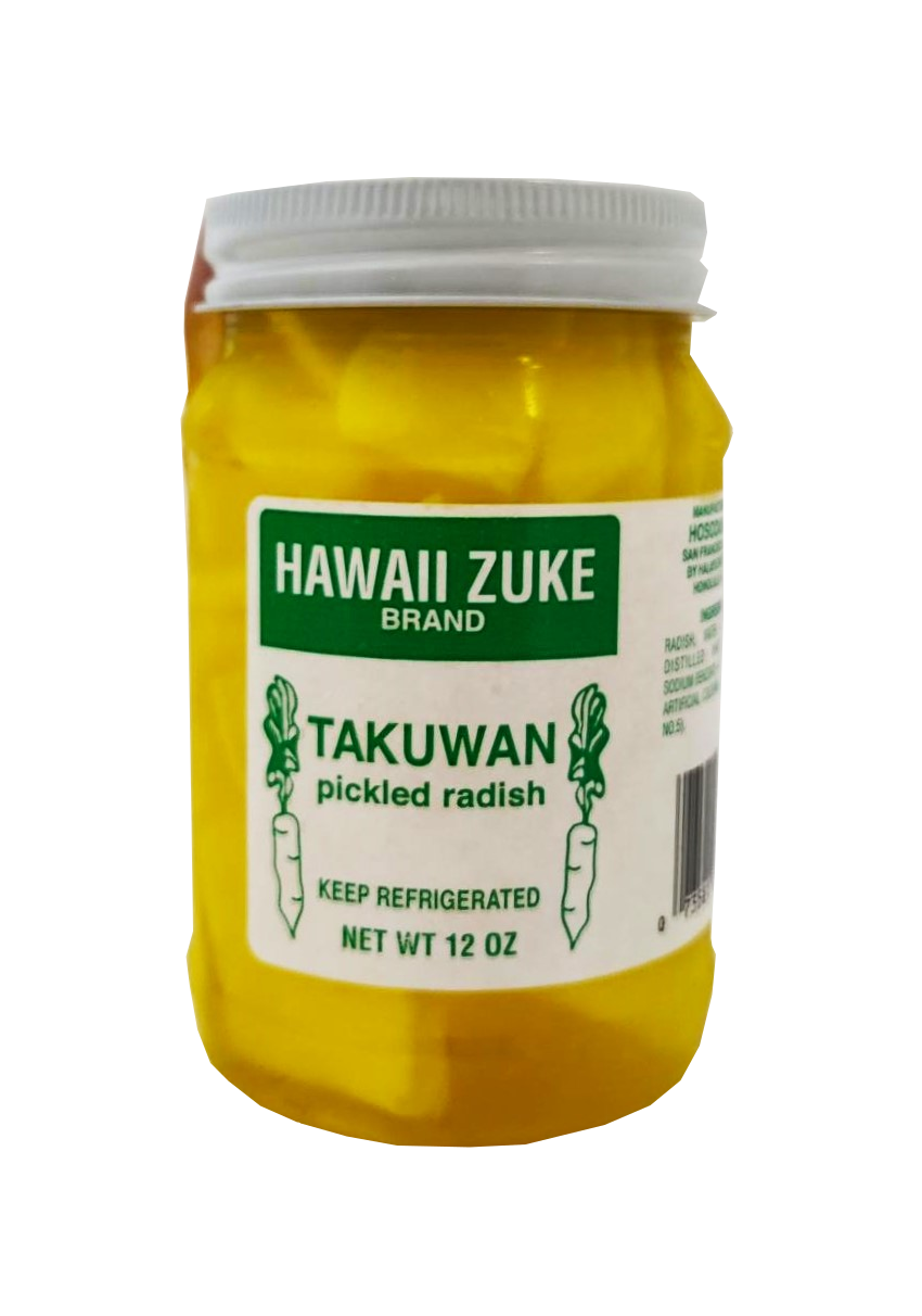 Hawaii Zuke Brand Takuwan Pickled Radish - Mild 12oz