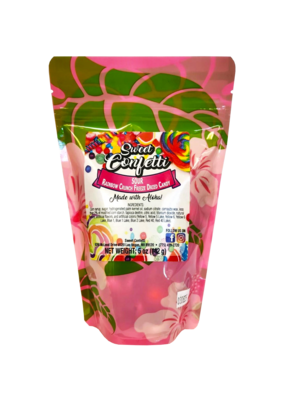 Sweet Confetti Freeze Dried Candy - Sour Rainbow Crunch  5oz