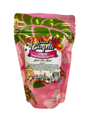 Sweet Confetti Freeze Dried Candy - Li Hing Mui Rainbow Crunch  5oz