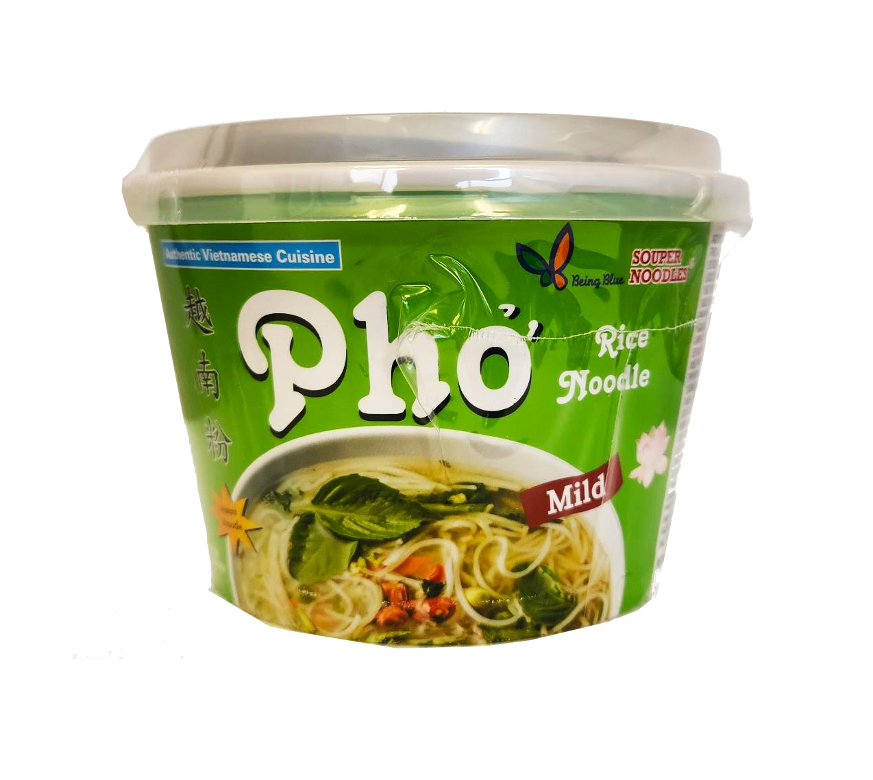 Being Blue Souper Noodles Pho Rice Noodle Bowl - Mild 2.71 oz