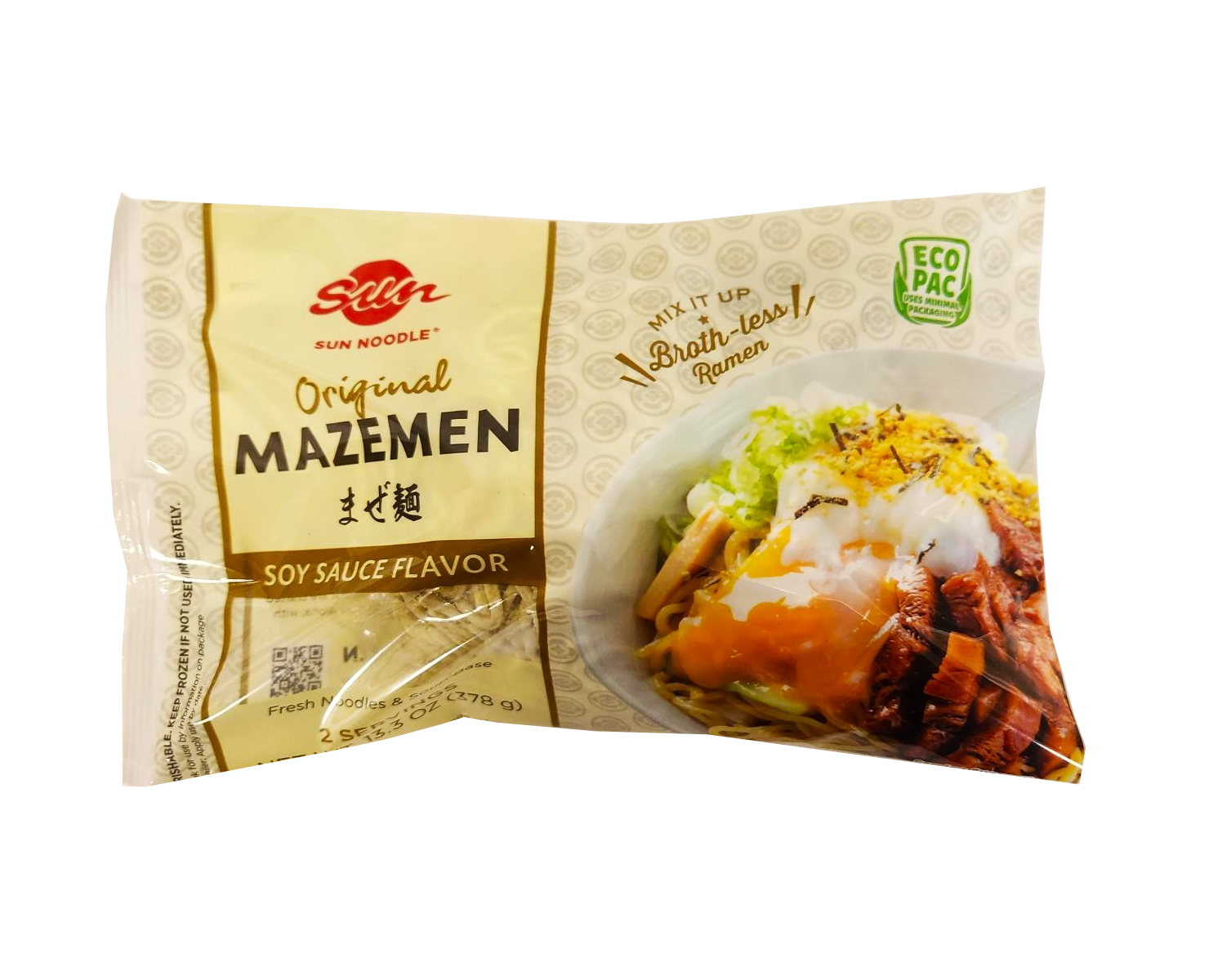 Sun Noodle Brand Original Mazemen Ramen 13.3oz.