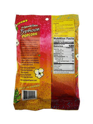 Hawaiian Hurricane Company Hawaiian Typhoon Microwave Popcorn Sour Cream/Chives/Nori Individual Pkg 5.1 oz