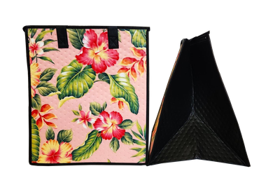 Tropical Paper Garden - Insulated Large Bag - JACKPOT CORAL LRG