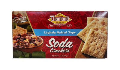 Diamond Bakery Soda Crackers (Lightly Salted Tops) 8.5 oz