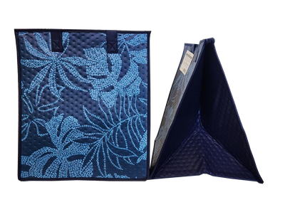 Tropical Paper Garden - Insulated Large Bag - KANOKO NAVY LRG