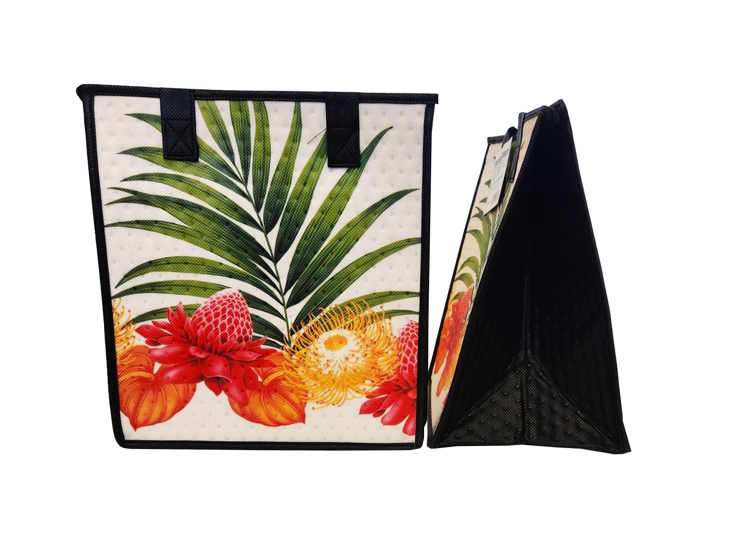 Tropical Paper Garden - Insulated Medium Bag - FLOUNCE CREAM