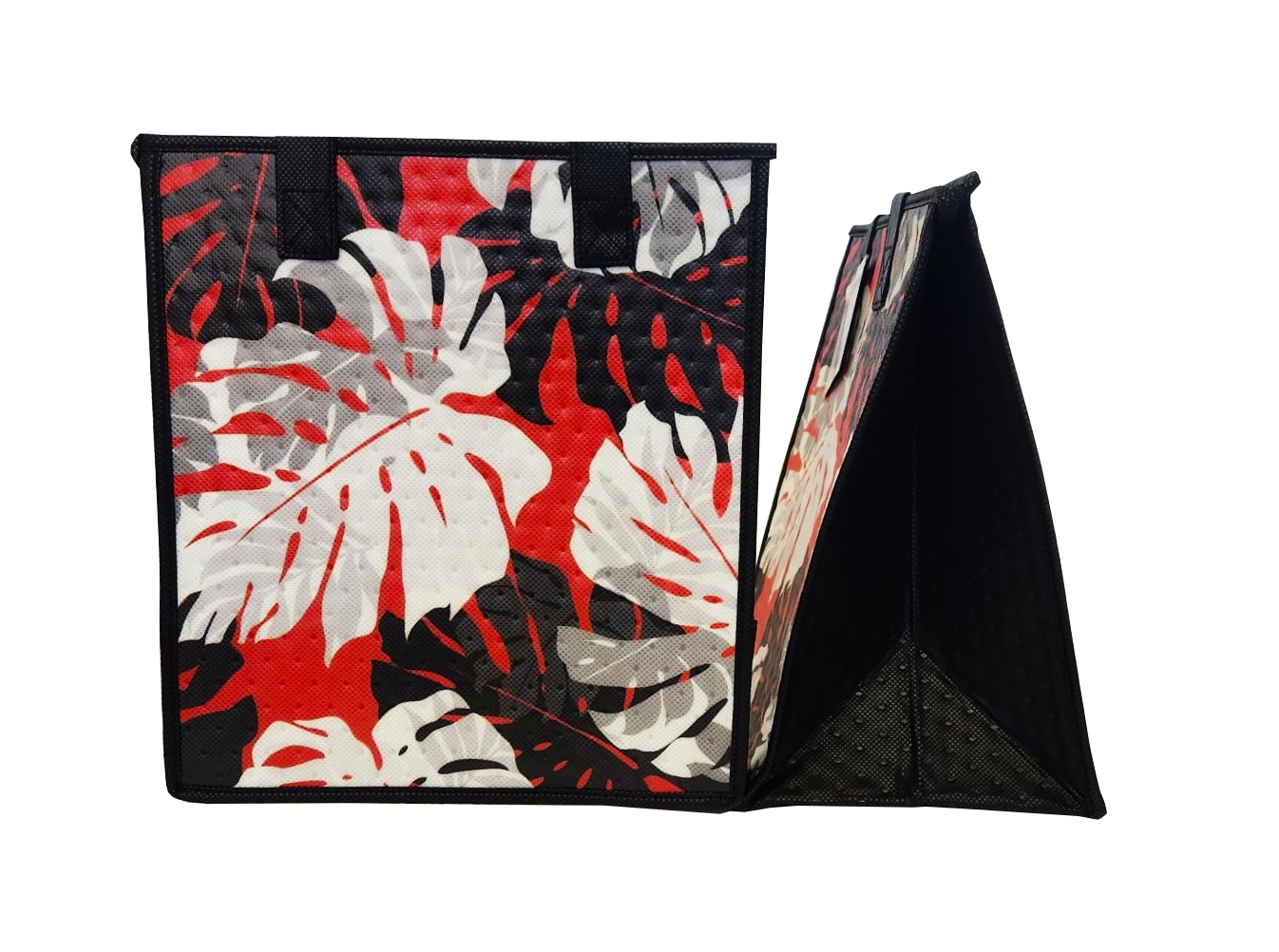 Tropical Paper Garden - Insulated Medium Bag - ECHOES RED