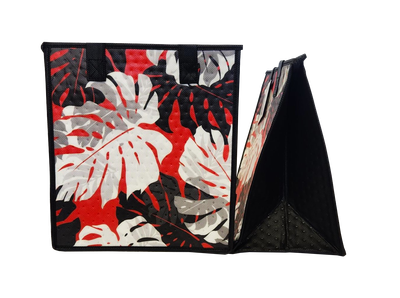 Tropical Paper Garden - Insulated Medium Bag - ECHOES RED (BLACK FRIDAY SALE LIMIT 12)