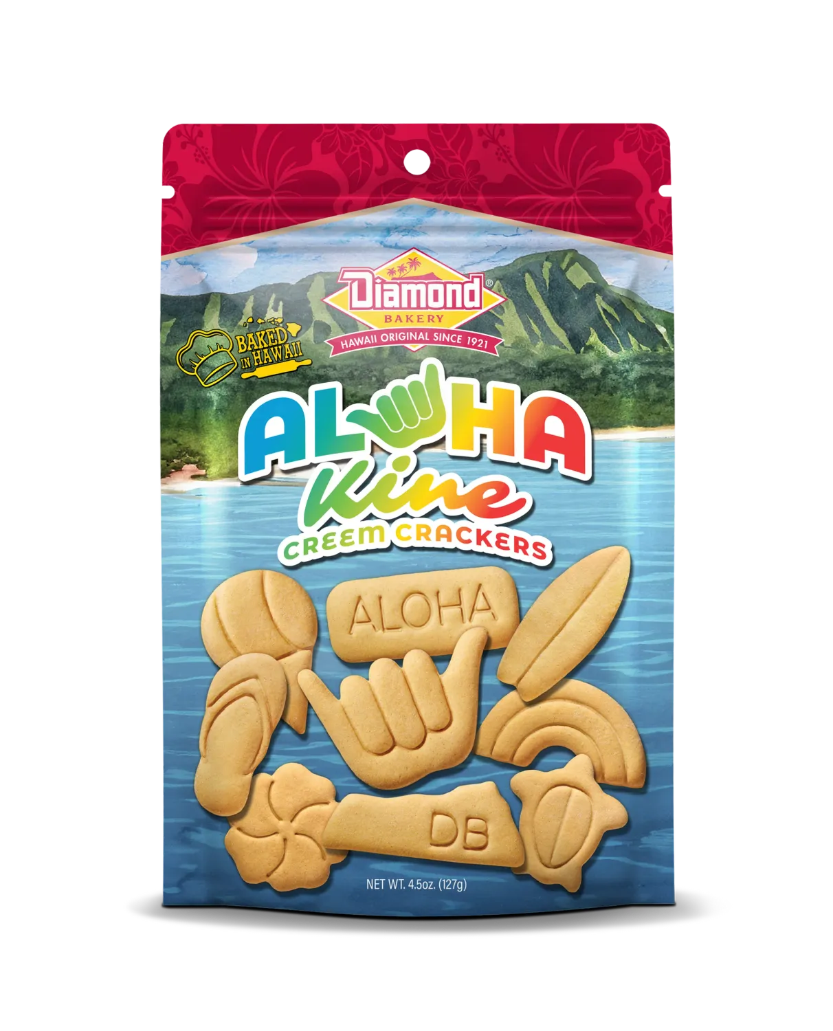 Diamond Bakery Aloha Kine Creem Crackers Crackers 4.5 oz.