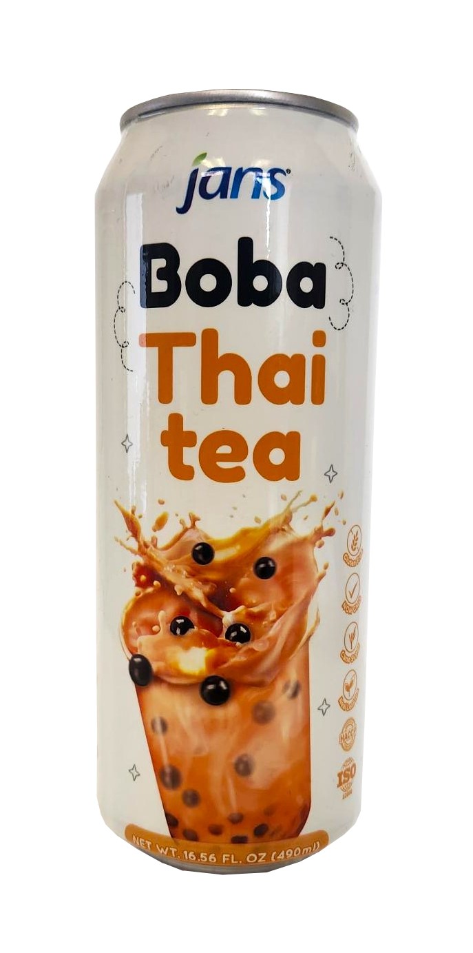 JANS Boba Thai Tea  16.56 oz