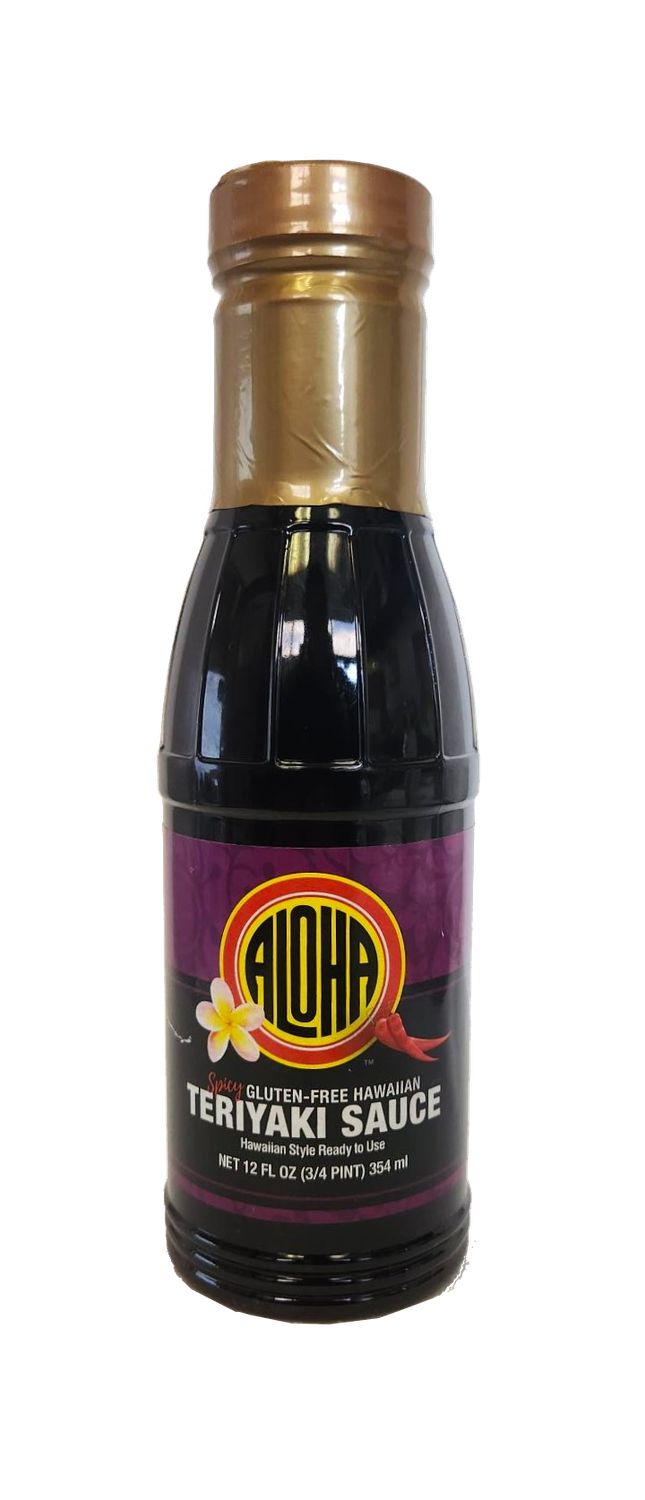 Aloha Spicy Gluten-Free Hawaiian Teriyaki Sauce 12oz