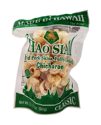 Chao Siam Fried Pork Skins Chicharon Classic 3.17oz. (SHORT DATED SALE 7/25 EXP DATE)