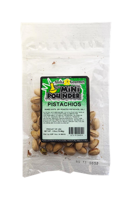 Aloha Gourmet Da Mini Pounder Pistachio 2.5 oz