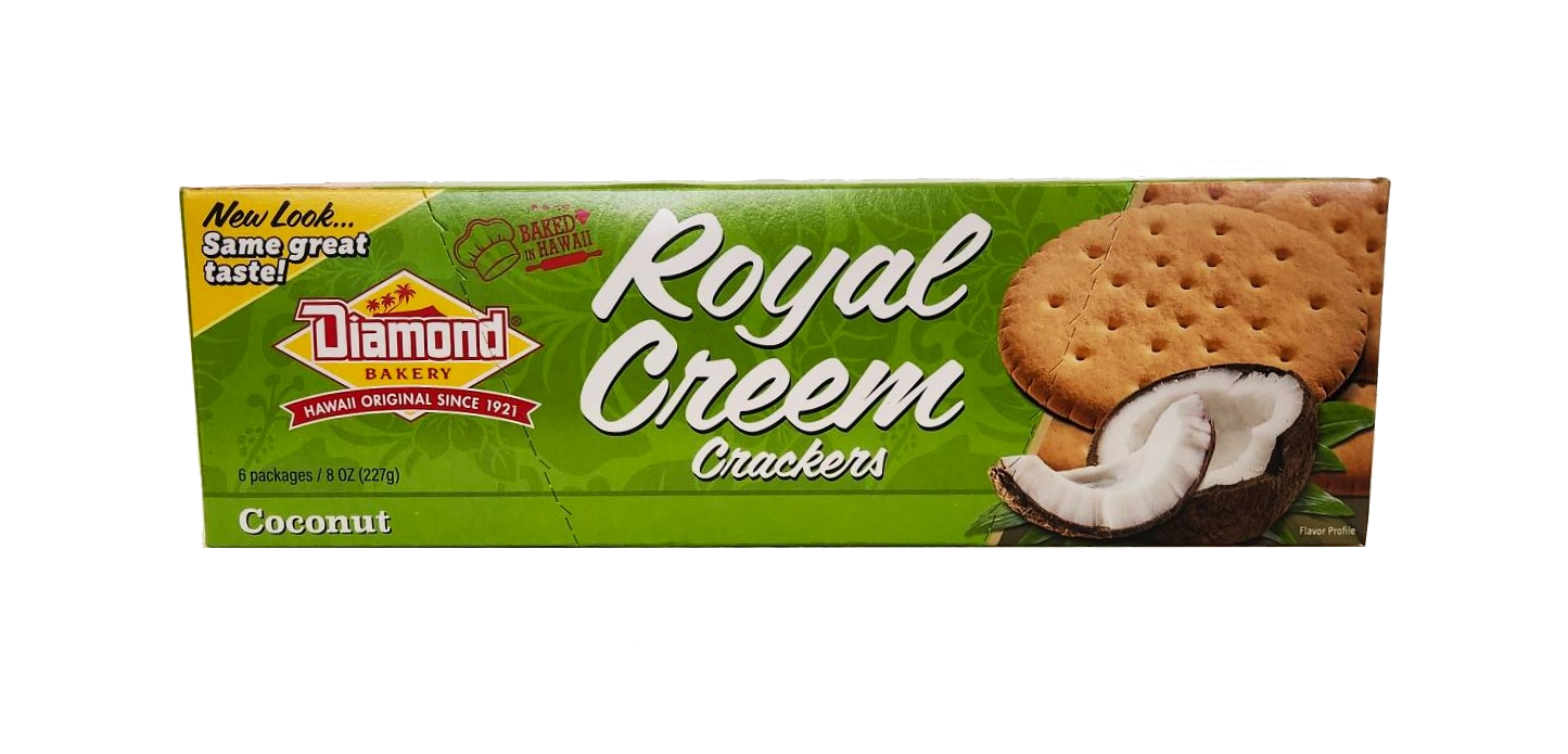 Diamond Bakery Royal Creem Cracker Original Small - Coconut 8 oz Diamond Bakery Royal Creem Cracker Original Small - Coconut 8 oz