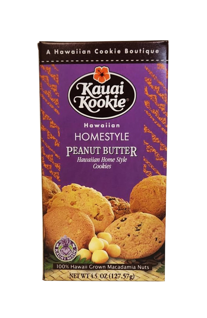 Kauai Kookie Peanut Butter Cookies 4.5oz