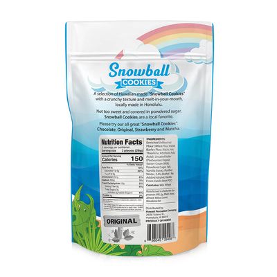 Hawaii Selection Snowball Cookies - Original 5oz.