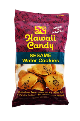 Hawaii Candy Sesame Wafer Cookies 3 oz Hawaii Candy Sesame Wafer Cookies 3 oz