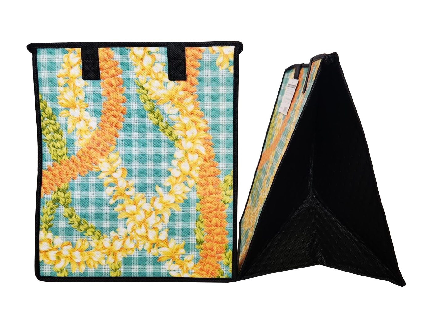 Tropical Paper Garden - Insulated Large Bag - NAHELEI GREEN LRG