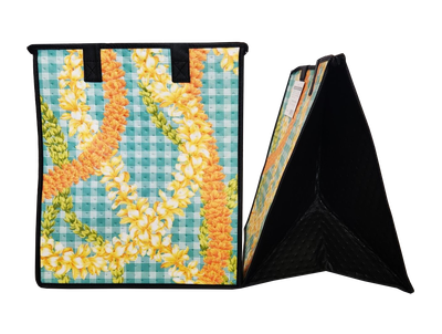 Tropical Paper Garden - Insulated Large Bag - NAHELEI GREEN LRG