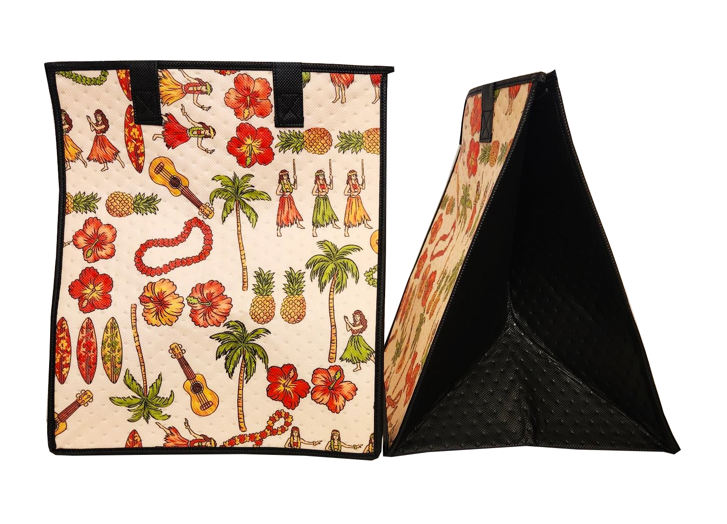 Tropical Paper Garden - Insulated Large Bag - PUILI CREAM LRG