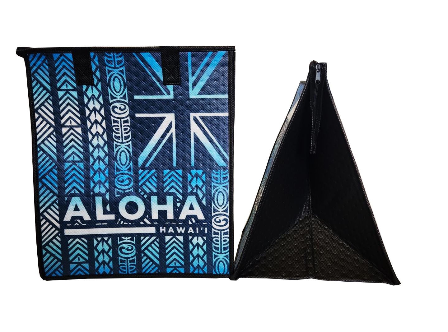 Tropical Paper Garden - Insulated Large Bag - OLOHE BLUE LARGE