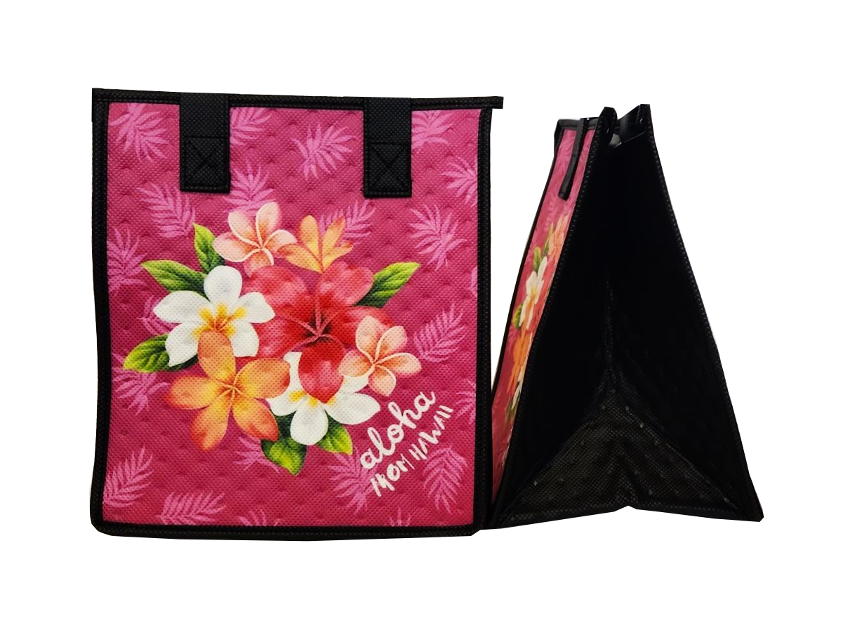 Tropical Paper Garden - Insulated Small Bag - EASY BREEZY PLUM PET