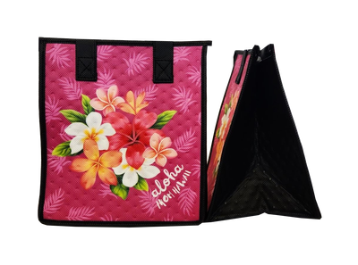 Tropical Paper Garden - Insulated Small Bag - EASY BREEZY PLUM PET