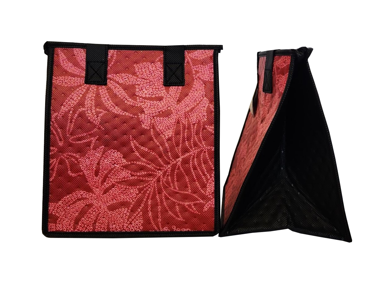 Tropical Paper Garden - Insulated Small Bag - KANAKO RED PET