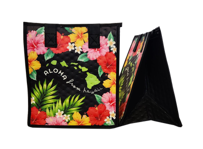 Tropical Paper Garden - Insulated Small Bag - DRIFT BLACK PET