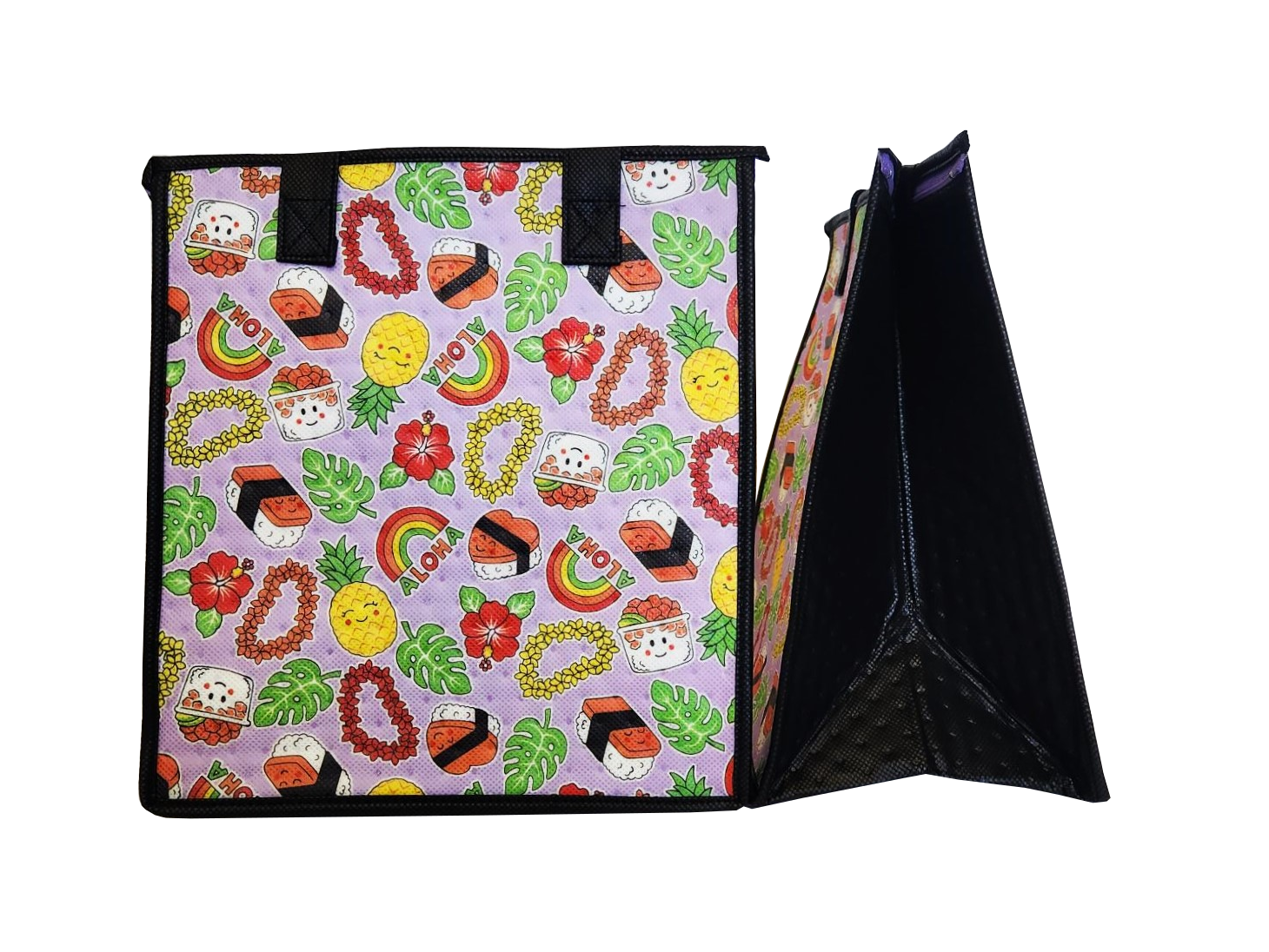 Tropical Paper Garden - Insulated Medium Bag - TALK STORY MED LAV