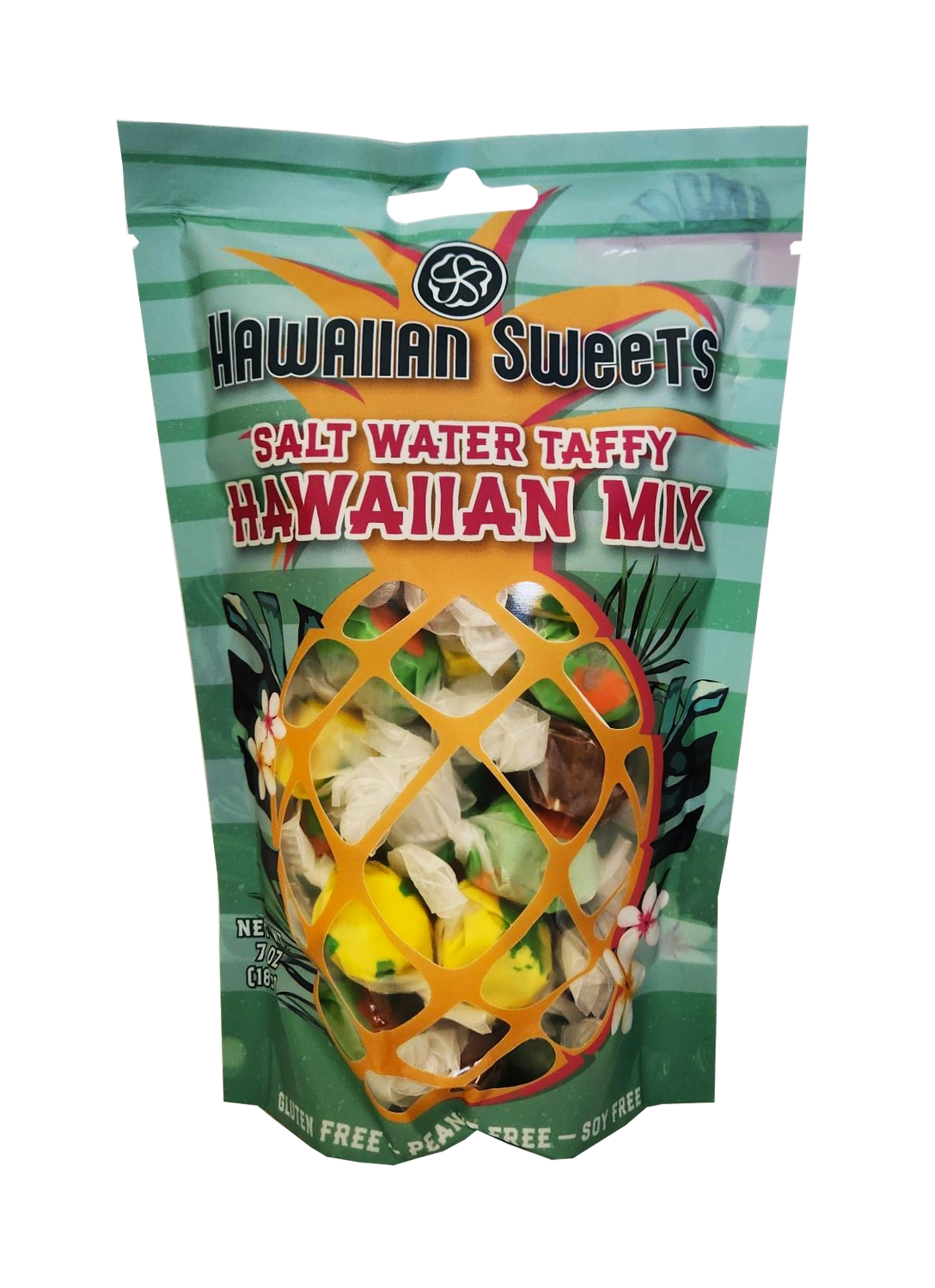 Hawaiian Sweets Salt Water Taffy - Hawaiian Mix 7oz
